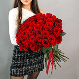 50 Long Stem Red Roses Bouquet 50 Long Stem Red Roses Bouquet