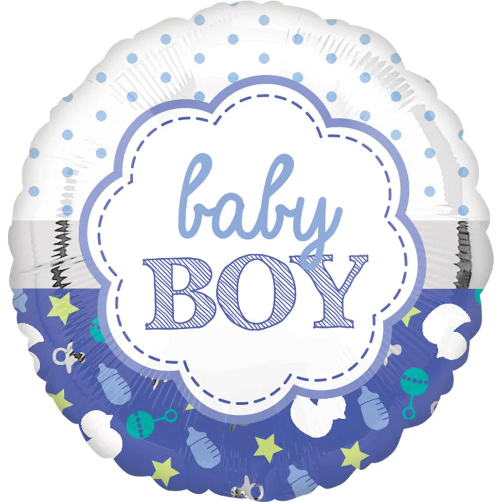 Baby Boy Foil Balloon Baby Boy Foil Balloon