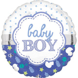 Baby Boy Foil Balloon Baby Boy Foil Balloon