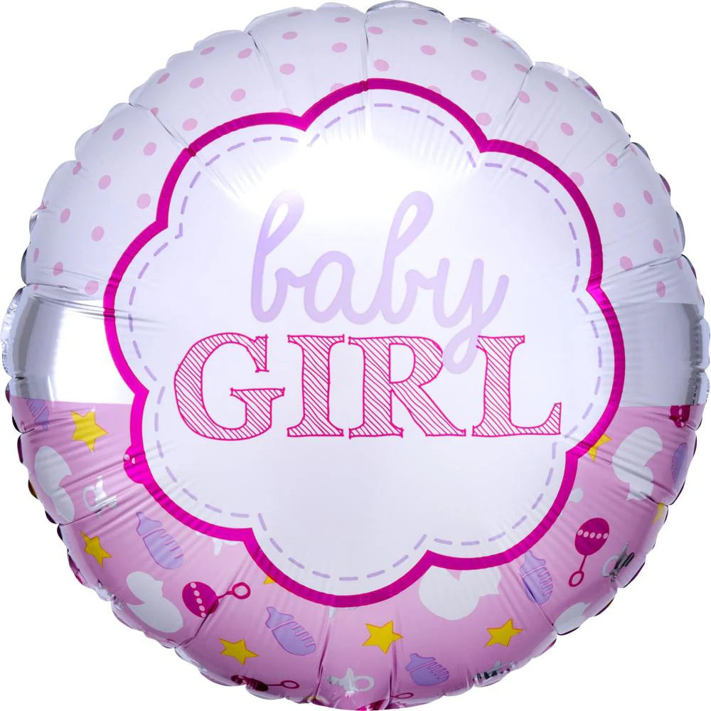 Baby Girl Foil Balloon Baby Girl Foil Balloon