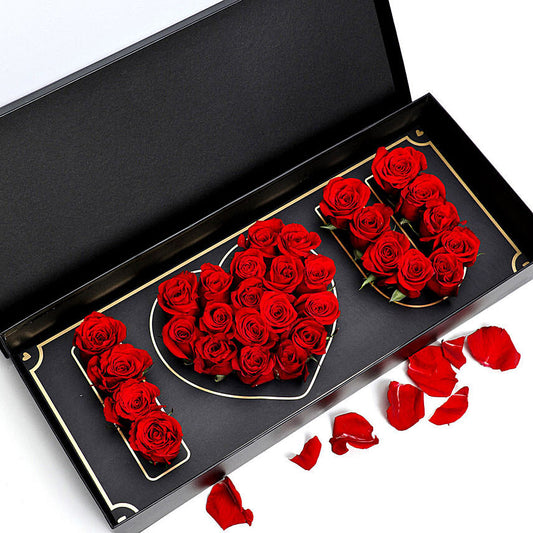 I Love You Red Roses in Luxury Box