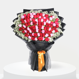 Love Blossom 101 Red and Pink Roses Bouquet Love Blossom 101 Red and Pink Roses Bouquet