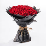 Signature 100 Red Roses Bouquet Signature 100 Red Roses Bouquet