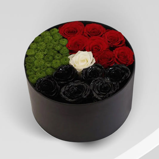 UAE Flag Flower Arrangement in Box