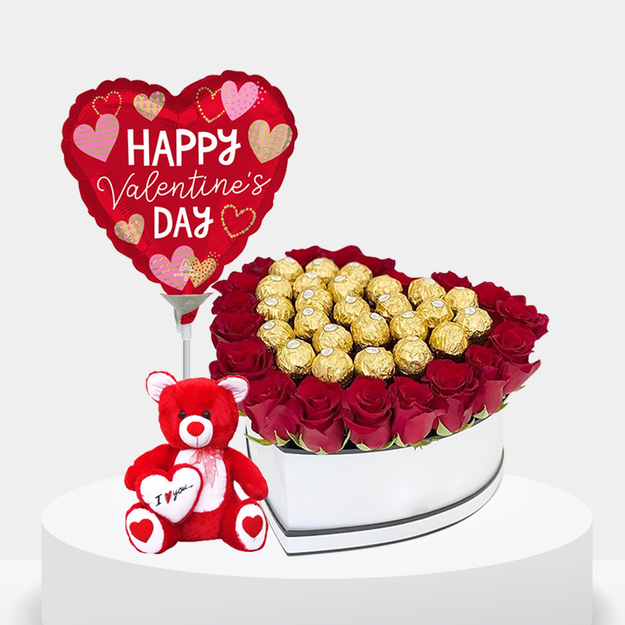 Valentine Special Combo Flower Box Valentine Special Combo Flower Box
