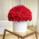 Red Roses in White Box Red Roses in White Box