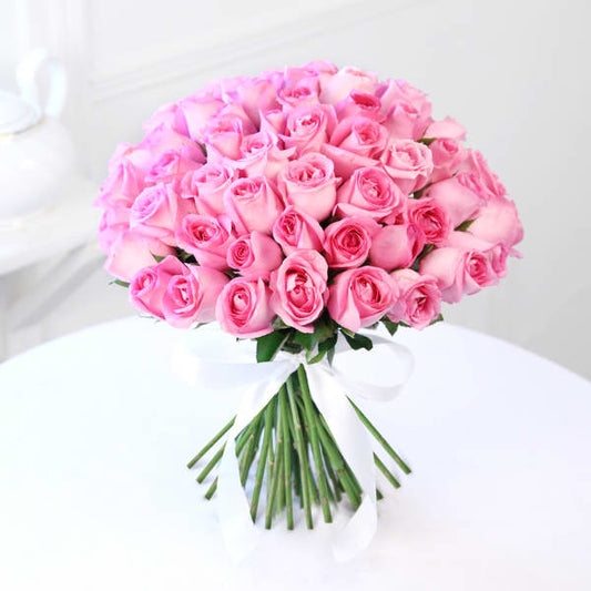 30 Pink Roses Bouquet