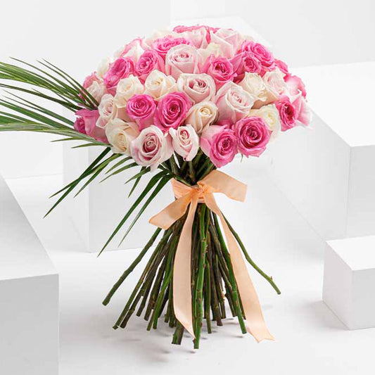 Mixed Pink Rose Bouquet