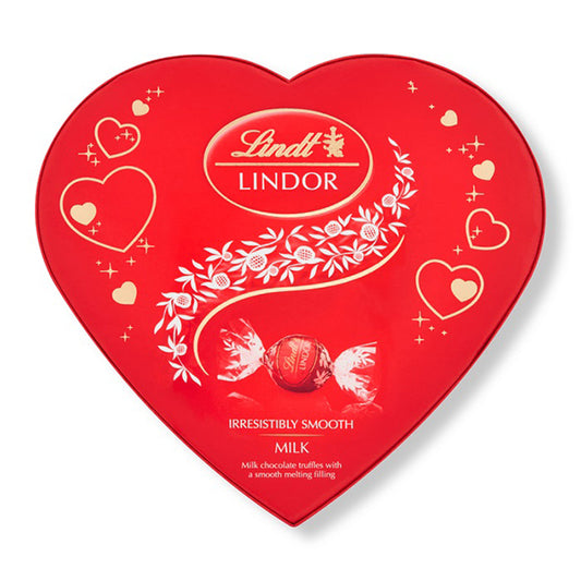 Lindt Lindor Armour Heart Milk Truffle Box 160g