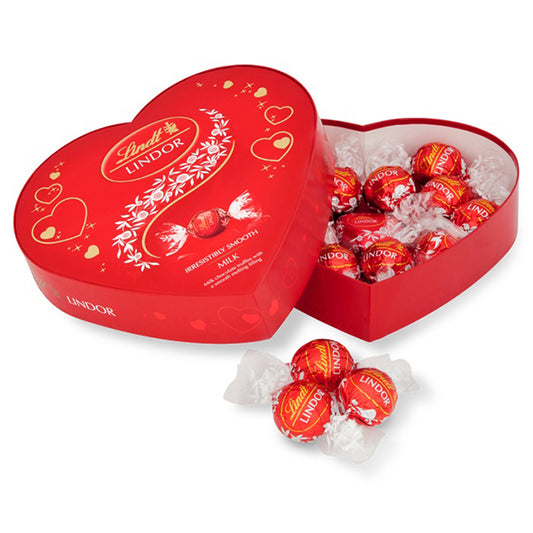 Lindt Lindor Armour Heart Milk Truffle Box 160g