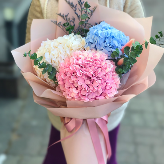 Pastel hydrangea Bouquet