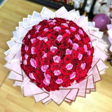 200 Red & Pink Roses Bouquet