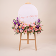 Blooming Triumph – Congratulations Flower Stand