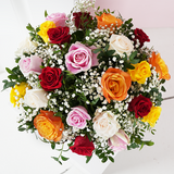 Box Of Mixed Roses