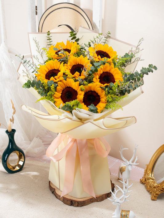 Cheerful Sunflower Bouquet