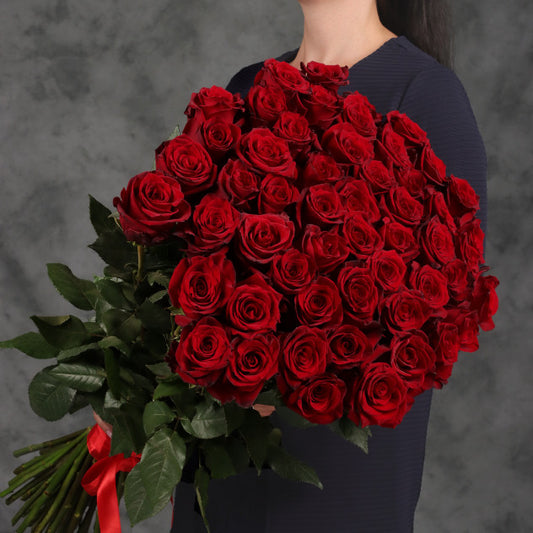 Long-Stem Red Roses