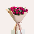 Luxury Dark Pink Roses Bouquet