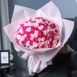 Pink Embrace Rose Bouquet