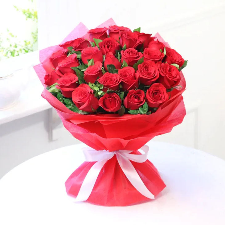 Bouquet of 50 Red Roses