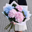 5 Pink and Blue Hydrangea Bouquet