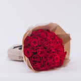 50 Premium Red Roses Bouquet