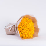 50 Premium Yellow Roses Bouquet