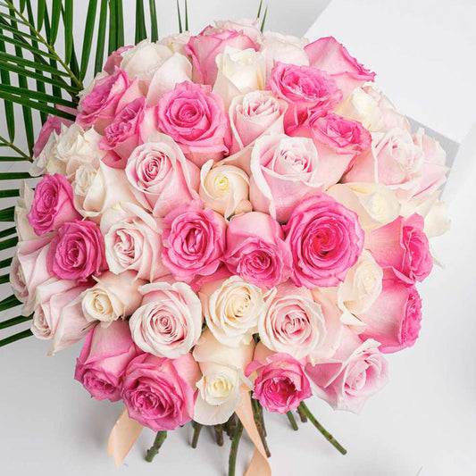 Mixed Pink Rose Bouquet