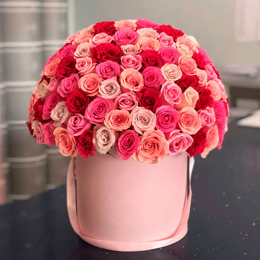 Box of Romantic Roses